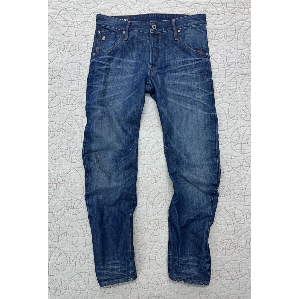 G-Star Raw Arc 3D Slim Jeans Blue Dark Wash Tapered / Mens 30x30